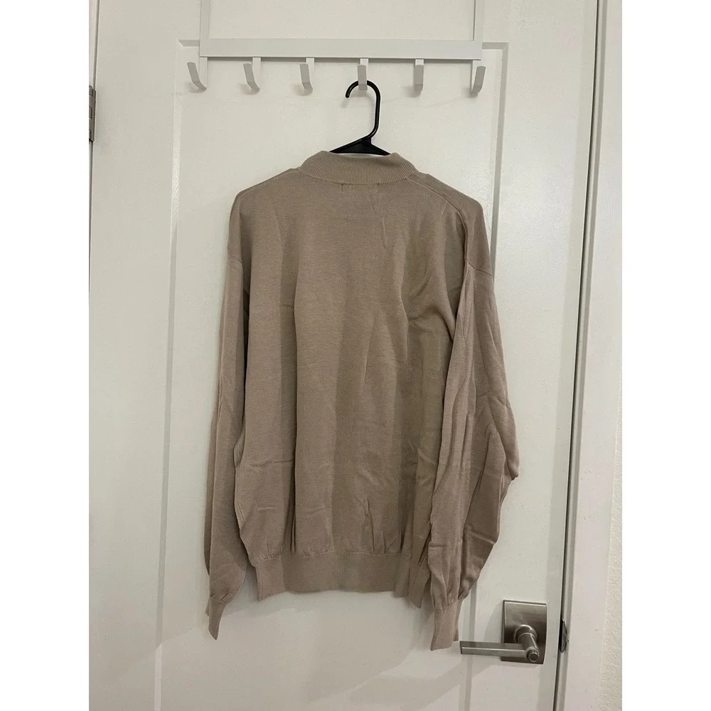 Vintage Baracuta Silk Blend Men's Turtleneck Sweater Preppy Old‎ Money